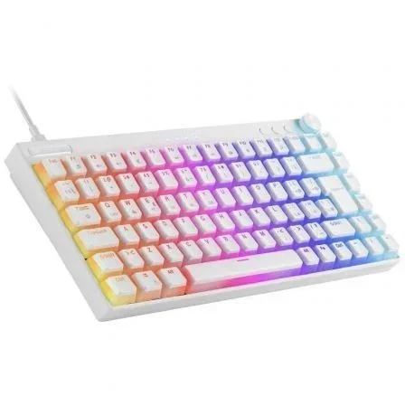 Teclado Gaming Mecánico Inalambrico Mars Gaming MKCLOUDWBRES/ Blanco Teclado Gaming Mecánico Inalambrico Mars Gaming MKCLOUDWBRES/ Blanco